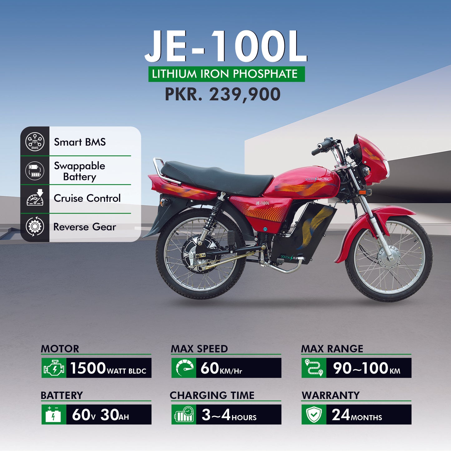 JE-100L — The Future of Power, Redefined.